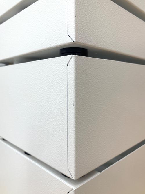 DOTTUS (ドッタス) ファイルラック ホワイト シール剥がれ有 6段