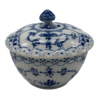 ROYAL COPENHAGEN (ロイヤル・コペンハーゲン) シュガーポット ブルーフルーテッド・ハーフレース