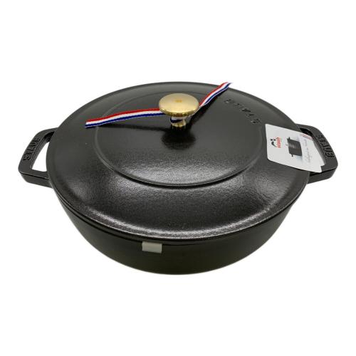 Staub (ストウブ) ブレイザーソテーパン 24cm ブラック 12612425