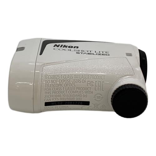Nikon (ニコン) ゴルフ距離測定器 ホワイト BKA158LA COOLSHOT LITE STABILIZED