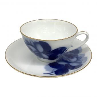 大倉陶園 (オオクラトウエン) カップ&ソーサー # ブルーローズ(8211)