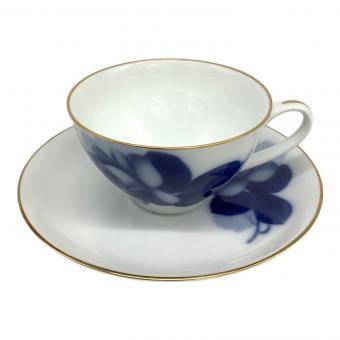 大倉陶園 (オオクラトウエン) カップ&ソーサー # ブルーローズ(8211)