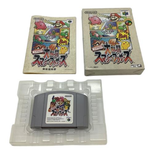 Nintendo64用ソフト 箱 大乱闘スマッシュブラザーズ -