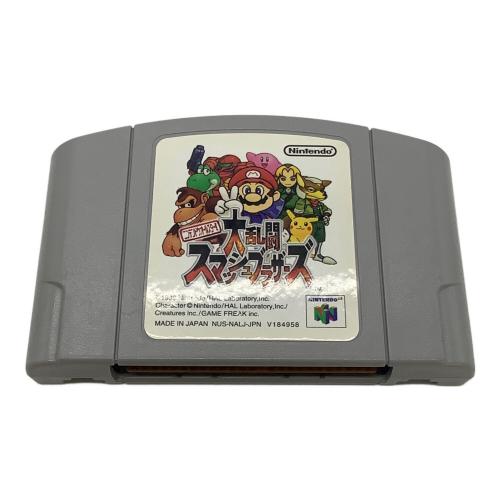 Nintendo64用ソフト 箱 大乱闘スマッシュブラザーズ -