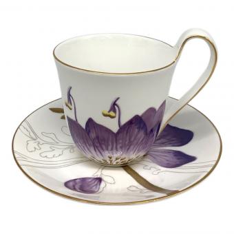 ROYAL COPENHAGEN (ロイヤル・コペンハーゲン) カップ&ソーサー カーブハンドル フローラシリーズ【Pansy】