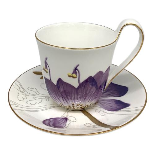 ROYAL COPENHAGEN (ロイヤル・コペンハーゲン) カップ&ソーサー カーブハンドル フローラシリーズ【Pansy】