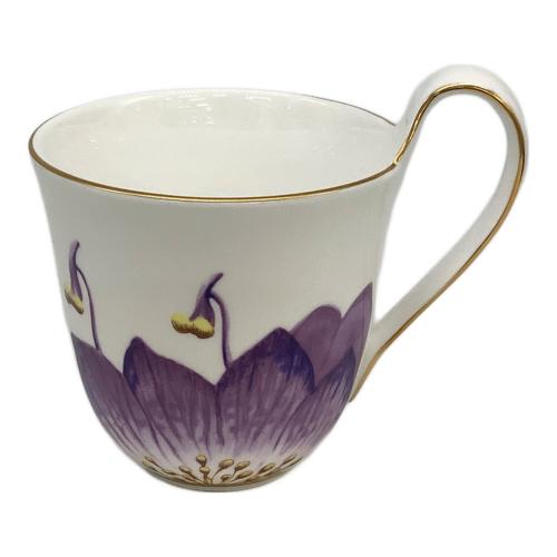 ROYAL COPENHAGEN (ロイヤル・コペンハーゲン) カップ&ソーサー カーブハンドル フローラシリーズ【Pansy】