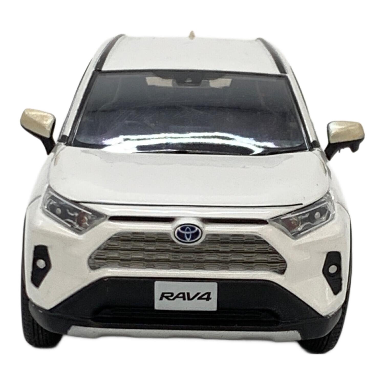 トヨタ　rav4 カラーサンプル　ミニカー　ホワイトパールクリスタルシャイン TOYOTA (トヨタ) RAV4 カラーサンプル ホワイトパールクリスタル