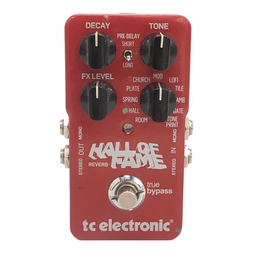Tc electoronic (ティシ―エレクトロニカ) Hall of Fame Reverb リバーブ・ペダル @ 動作確認済み