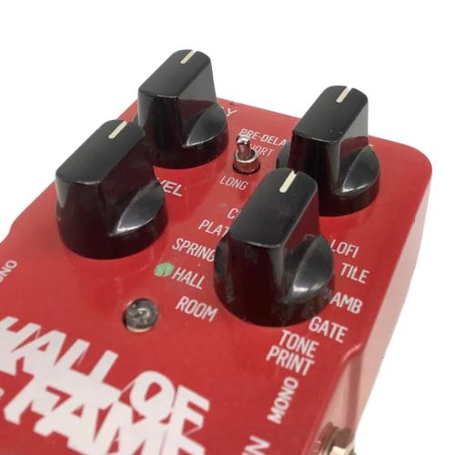 Tc electoronic (ティシ―エレクトロニカ) Hall of Fame Reverb リバーブ・ペダル @ 動作確認済み