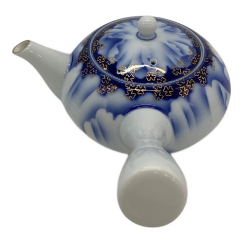 深川製磁 (フカガワセイジ) 急須 牡丹 金彩 ＜