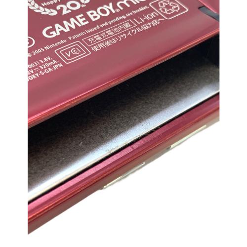 Nintendo (ニンテンドー) GAMEBOY micro OXY-001 動作確認済み MJF10319277
