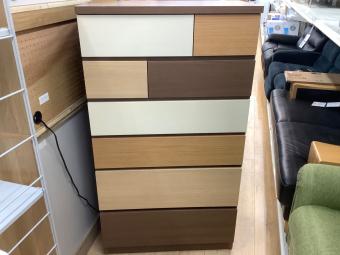 ニトリ 6段チェスト マルチカラー カレン80 KAREN-80HC