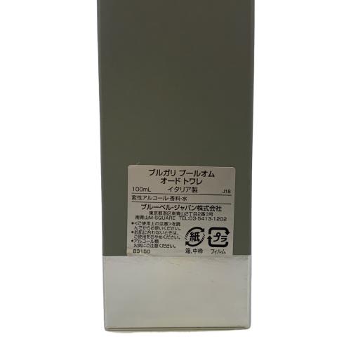 BVLGARI (ブルガリ) オードトワレ プールオム 100ml 残量80%-99%