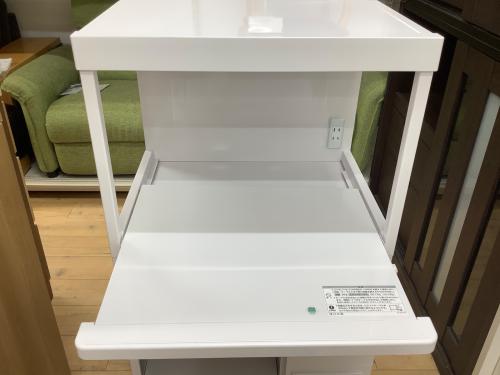 MK精工 (エムケーセイコウ) スチールレンジ台  米ビツ付 引出付き