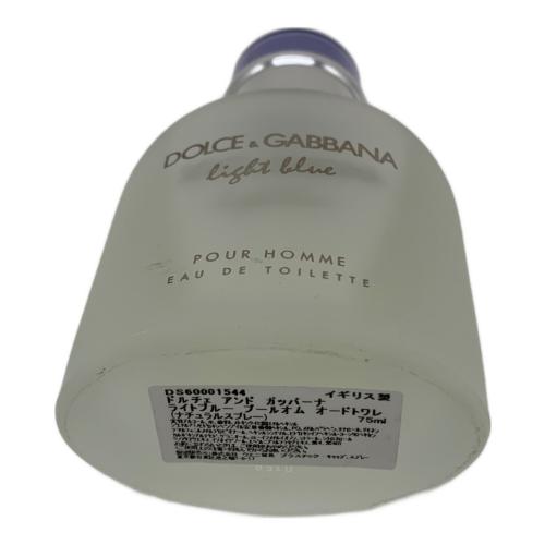 DOLCE & GABBANA (ドルチェ＆ガッバーナ) オードトワレ 75ml 残量80%-99% ライトブループールオムオードトワレ