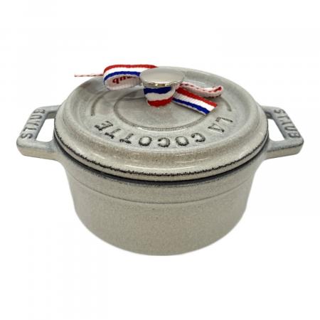 Staub (ストウブ) ピコ・ココット ラウンド 10cm ホワイト 40501-408