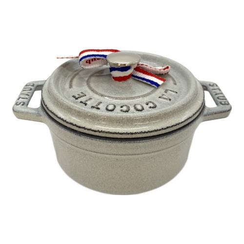 Staub (ストウブ) ピコ・ココット ラウンド 10cm ホワイト 40501-408