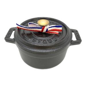 Staub (ストウブ) 鍋 10cm ブラック ピコ・ココットラウンド