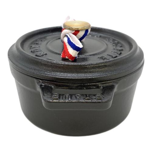 Staub (ストウブ) 鍋 10cm ブラック ピコ・ココットラウンド