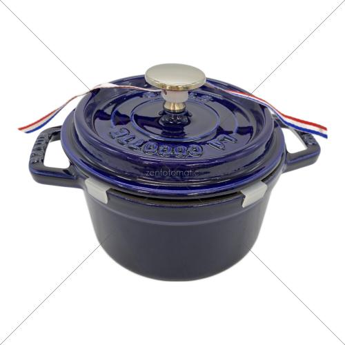 Staub (ストウブ) ココットラウンド 14cm ブルー 40510-263