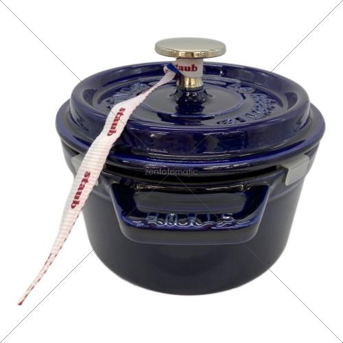 Staub (ストウブ) ココットラウンド 14cm ブルー 40510-263