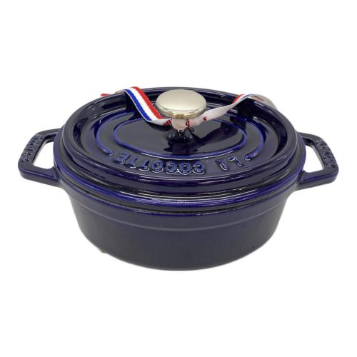 Staub (ストウブ) ココットオーバル ブルー 40510-237 15cm