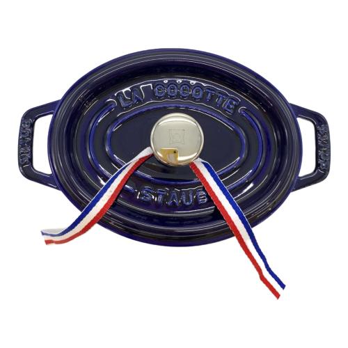 Staub (ストウブ) ココットオーバル ブルー 40510-237 15cm