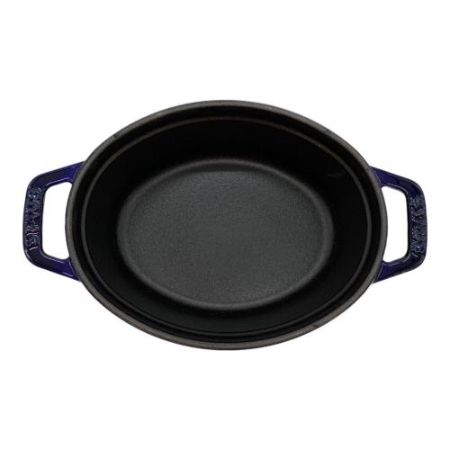 Staub (ストウブ) ココットオーバル ブルー 40510-237 15cm