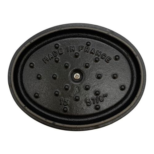 Staub (ストウブ) ココットオーバル ブルー 40510-237 15cm