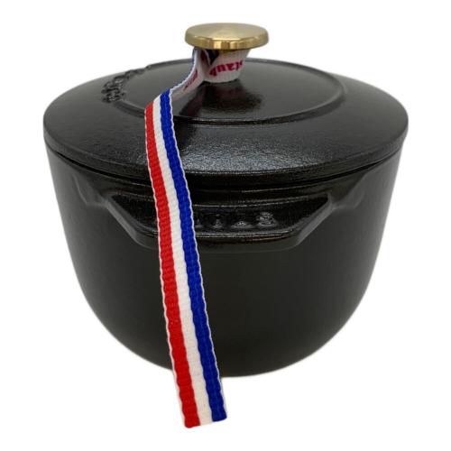 Staub (ストウブ) ラ・ココット de GOHAN 12cm ブラック 40509-653-0