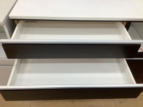 ニトリ キッチンカウンター 120-2QH-R DBR