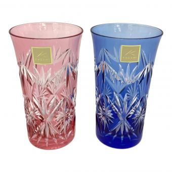 KAGAMI (カガミ) 江戸切子ペアひとくちビール #2824 2Pセット