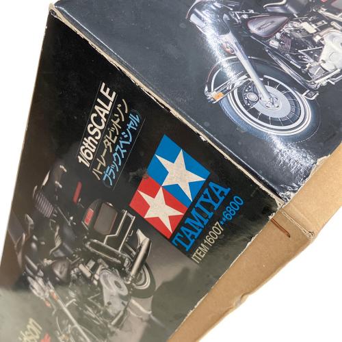 TAMIYA (タミヤ) 1/6 ハーレーダビッドソン ブラックスペシャル ディスプレイモデル プラモデル 箱・取説劣化