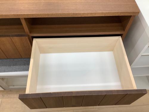 テレビボード ブラウン 収納有