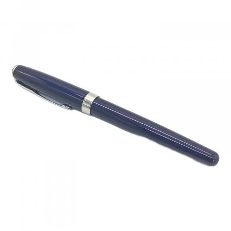 PARKER (パーカー) 万年筆 ネイビー×シルバー SONNET ペン先18K刻印有