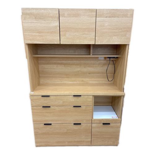 ニトリ 3枚扉レンジボード ナチュラル エトナ