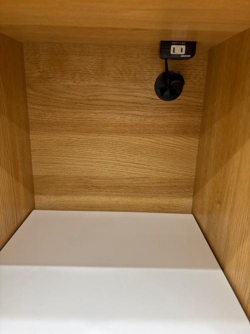 ニトリ 3枚扉レンジボード ナチュラル エトナ