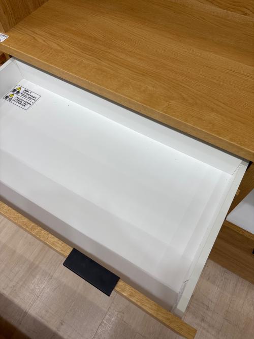 ニトリ 3枚扉レンジボード ナチュラル エトナ