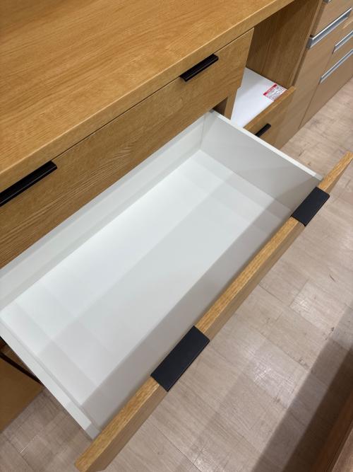 ニトリ 3枚扉レンジボード ナチュラル エトナ