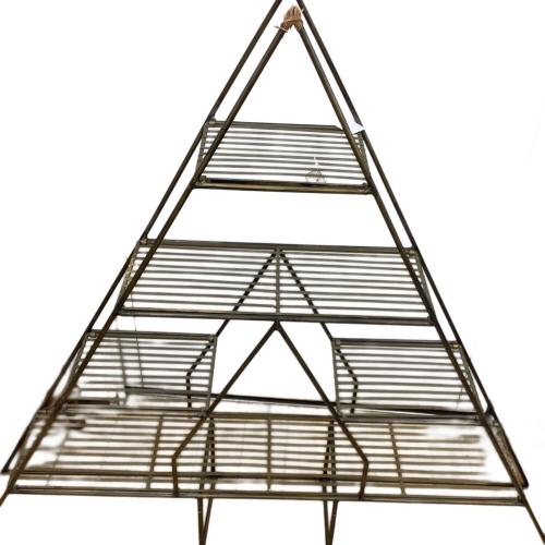 Demain (ドマン) アイアンシェルフ シルバー 186 4段