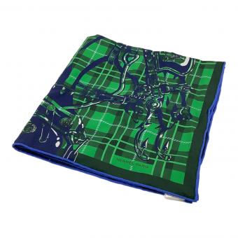 HERMES (エルメス) チーフ 42×42 HOURSEPOWER @