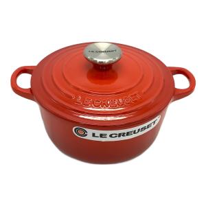 LE CREUSET (ルクルーゼ) 両手鍋 18cm レッド 1.8L ココット・ロンド
