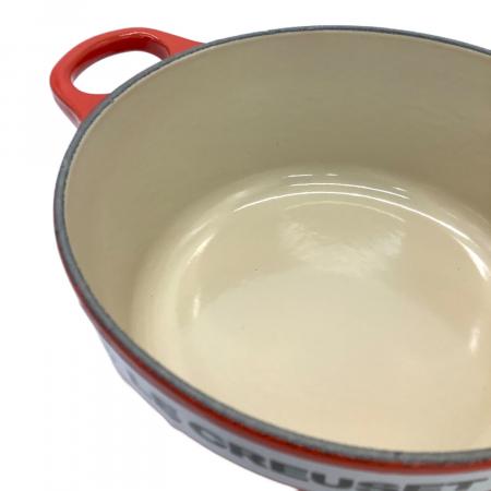LE CREUSET (ルクルーゼ) 両手鍋 18cm レッド 1.8L ココット・ロンド