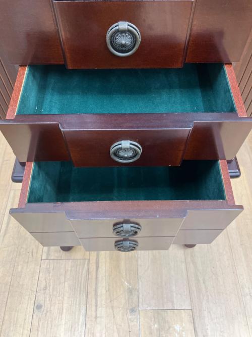 ジュエリーキャビネット ブラウン