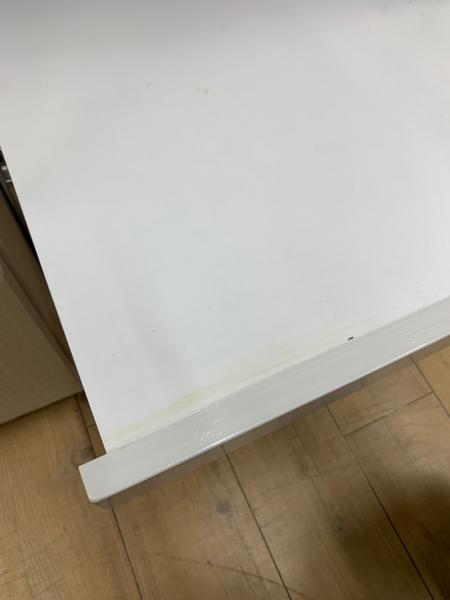 レンジボード ホワイト スライド2枚扉 3段引き出し｜トレファクONLINE