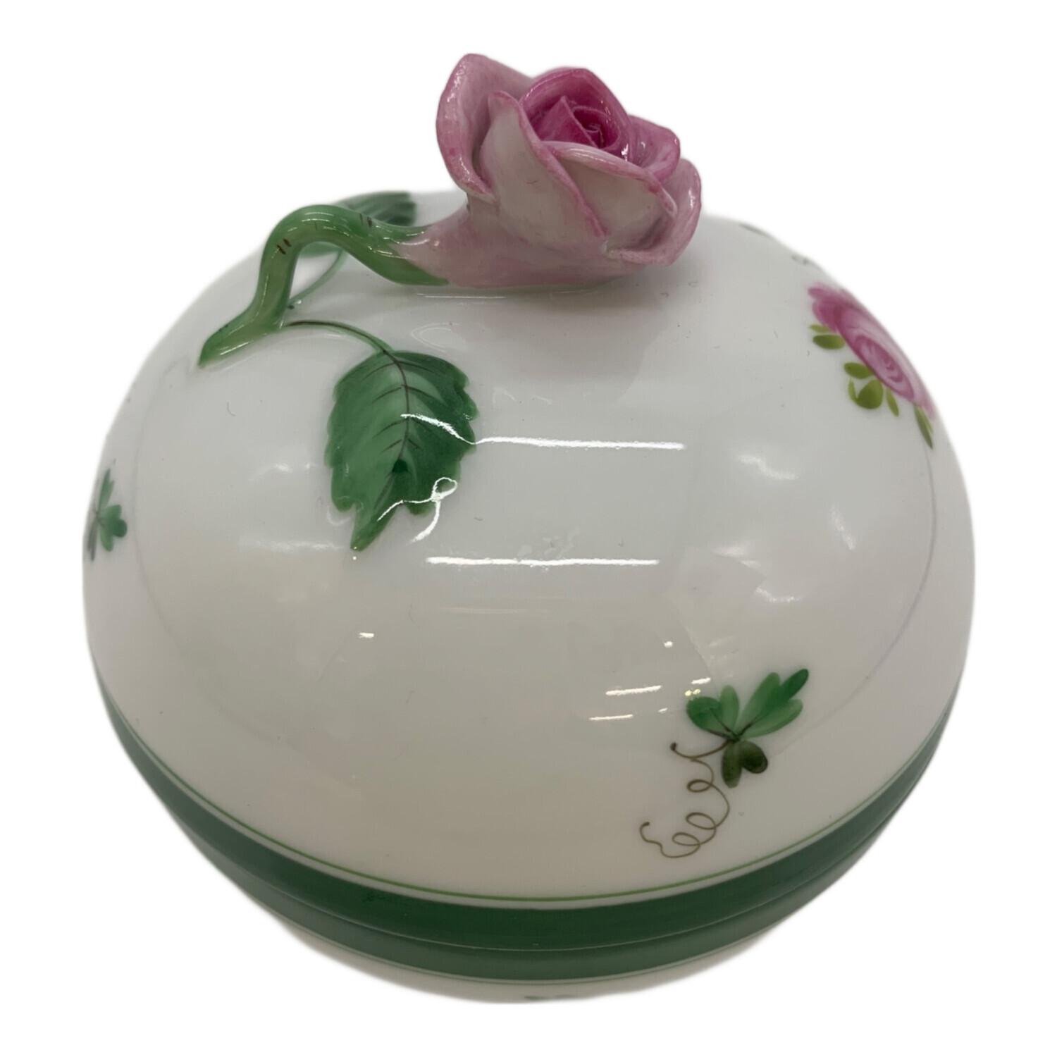 Herend ヘレンド　ウィーンの薔薇　陶器　ミニバスケット Herend ヘレンド ウィーンの薔薇 陶器 ミニバスケット