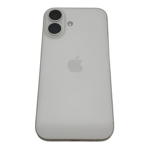Apple iPhone16 MYDR3J/A サインアウト確認済 351901545076204 ▲(au) SIM FREE 修理履歴無し 128GB バッテリー:Aランク(92%) 程度:Cランク Blancco社データ消去済み