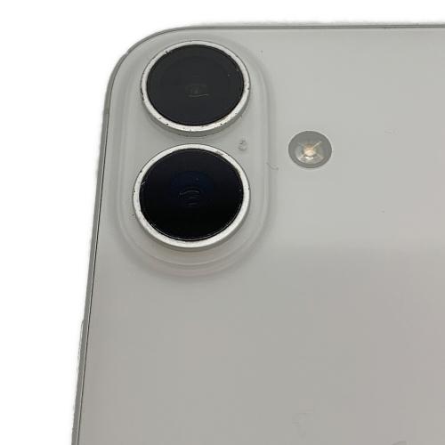 Apple iPhone16 MYDR3J/A サインアウト確認済 351901545076204 ▲(au) SIM FREE 修理履歴無し 128GB バッテリー:Aランク(92%) 程度:Cランク Blancco社データ消去済み