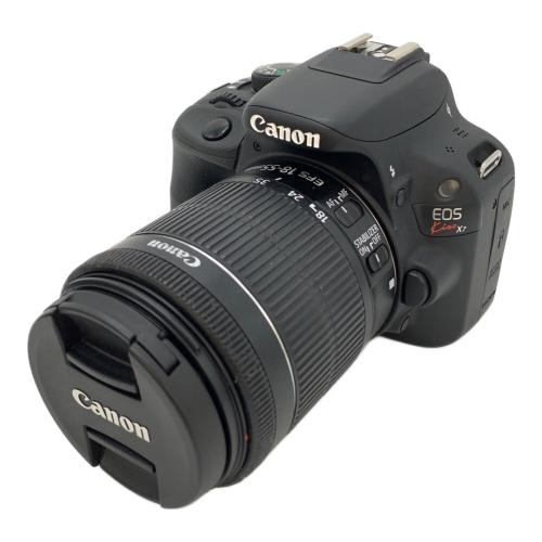 CANON デジタル一眼レフカメラ EOS Kiss X7/ベタツキ有 DS126441 1800万画素 APS-C 専用電池 SD・SDHC・SDXCカード対応 最高約4コマ/秒 1/4000～30秒 081072000906